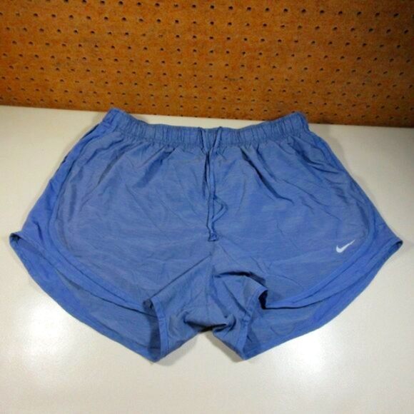 Nike womens heathered blue Tempo lined running shorts XL 831558 522 EUC - Picture 1 of 3